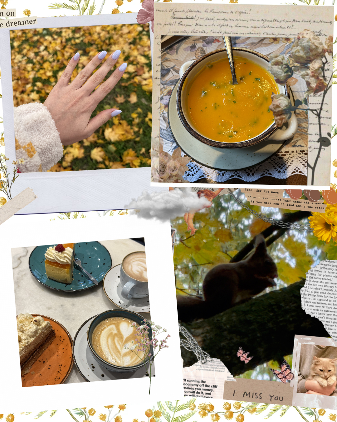 autumn collage